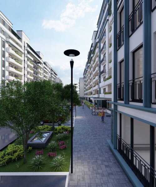 Plaza Pipera, apartament 4 camere, curte privata, bloc finalizat.